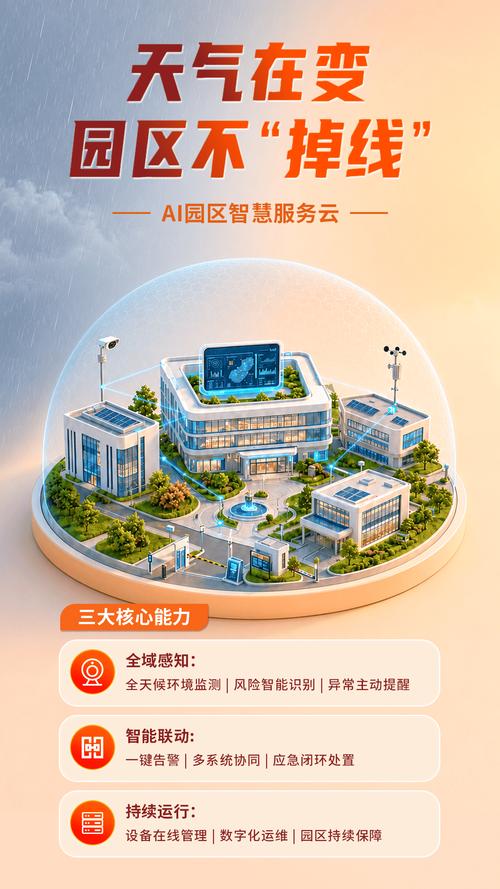 極端天氣頻發背景下，研祥AI園區智慧安全管理解決方案與園區管理服務升級